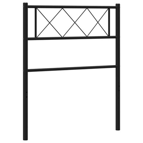 VidaXL Metal Headboard Black 107 Cm VidaXL Au