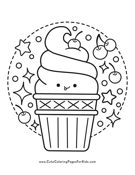 Ice Cream Coloring Pages 8 Free Printables To Download Cute