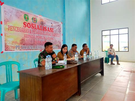 Danramil 0909 03 Muara Wahau Hadiri Sosialisasi Pencegahan Dan