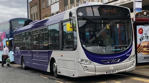 Recently Transferred BEAST First Bradford 69445 WX59 BYY Volvo B7RLE