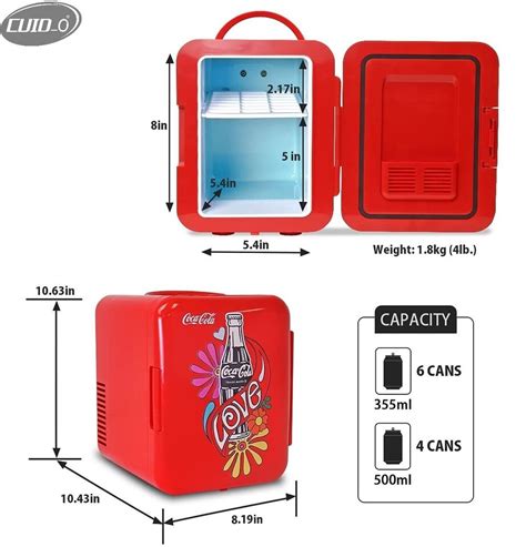 Coca Cola Love Series Portable Can Thermoelectric Mini Fridge Fa