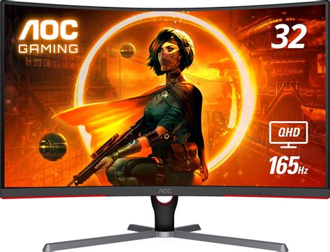 Amazon Aoc Cq G Se Curved Frameless Gaming Monitor K Qhd