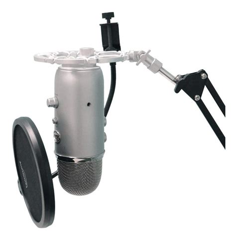 Kit Bra O Articulado Blue Yeti Shock Mount Pop Filter Mercado Livre