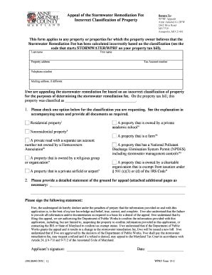 Fillable Online Aacounty Form Anne Arundel County Aacounty Fax