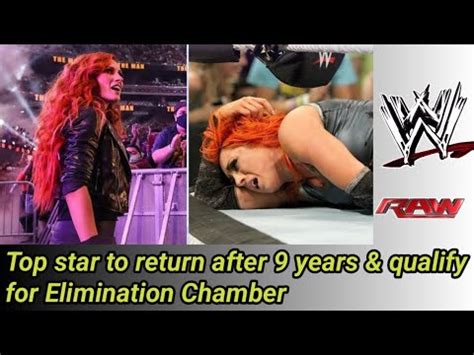 Top Star To Return After 9 Years Qualify For Elimination Chamber