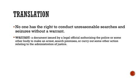 Ppt The Fourth Amendment Powerpoint Presentation Free Download Id2131155