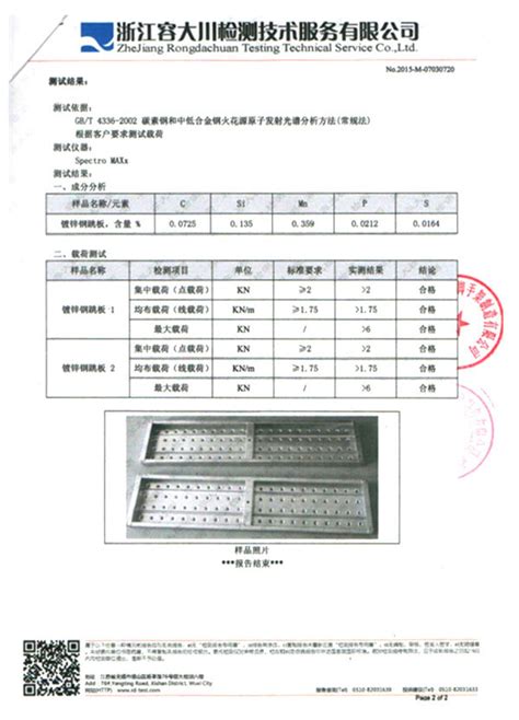 Certificate Scaffold Product World Scaffolding Co Ltd