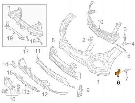 Mercedes Benz Oe Wspornik Mocowanie Zderzaka Mercedes W Prawy