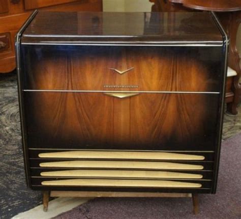 Grundig Majestic Console Radio Phonograph Germany Vintage