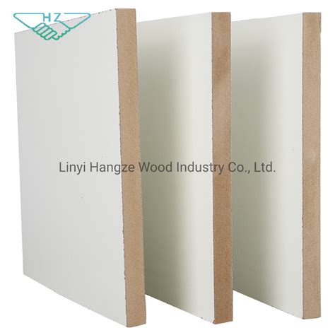 Mm White Melamine Faced Mdf For Furniture China Mdf Board From