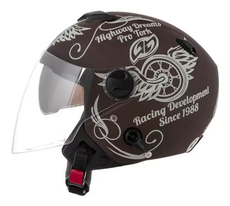 Capacete Aberto Pro Tork New Atomic Highway Dreams Fosco Parcelamento