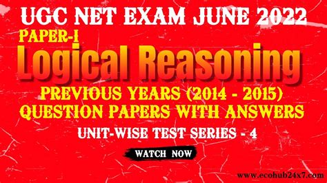 Logical Reasoning Ugc Net Paper Logical Reasoning Questions