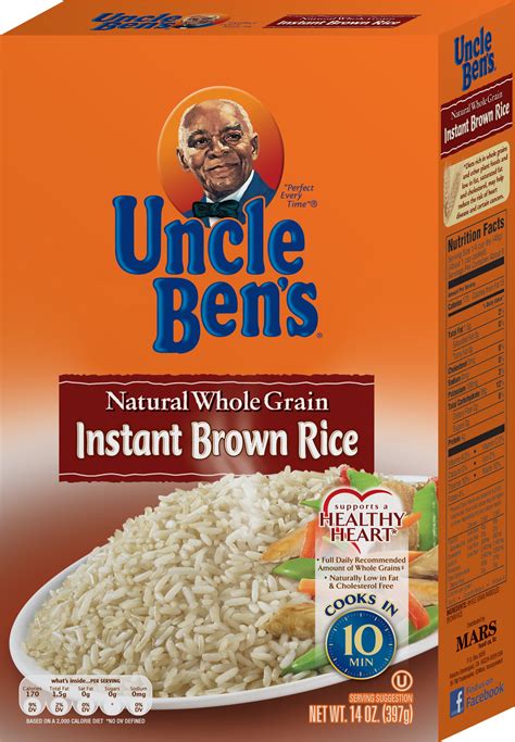 UNCLE BEN'S Whole Grain Instant Brown Rice, 14oz - Walmart.com