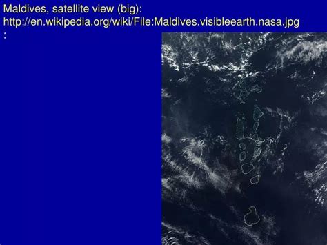 Ppt Maldives Satellite View Big Enwikipediawikifilemaldives