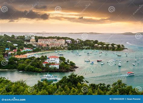 Cruz Bay St John United States Virgin Islands Stock Image Image Of