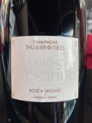 Claude Thuillier Louise Cesarine Ros De Saign E Champagne Vivino Us