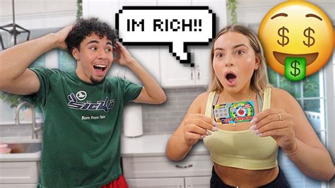 Fake Lottery Ticket Prank On Girlfriend Youtube