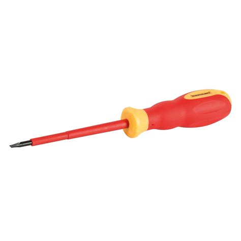 VDE Insulated Terminal Screwdriver 4mm Slotted Tip