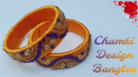 New Design Silk Thread Bangles How To Make Silk Thread Bangles With