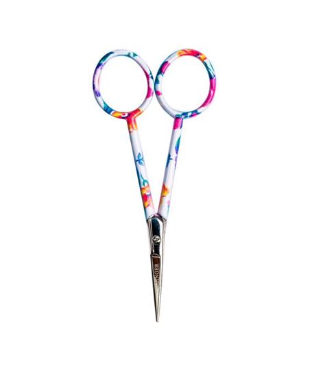 Singer Forged 4 Embroidery Scissors With Curved Tip Floral Printed