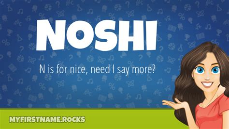 Noshi First Name Personality & Popularity