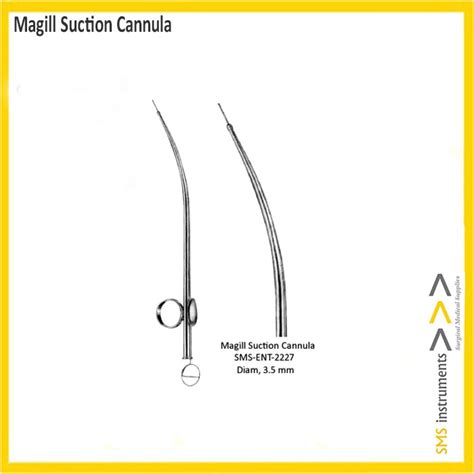 Magill Suction Tube Otology Ent Sms Surgical Instruments