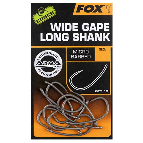 Fox Edges Armapoint Super Wide Gape Long Shank Hooks Haken