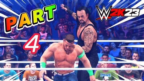 Wwe 2k23 Undertaker Vs John Cena Showcase Mode An Iconic