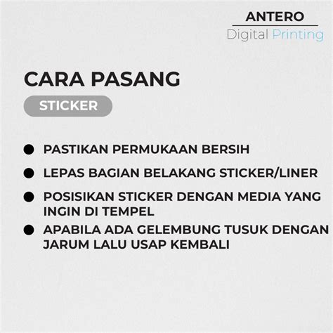 Jual Stiker Tempat Wudhu Stiker Petunjuk Tempat Wudhu Stiker Vinyl