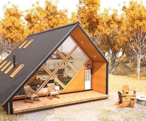 Modern A-Frame Cabin Idea with a Magnificent View in Nature | MODERN ...