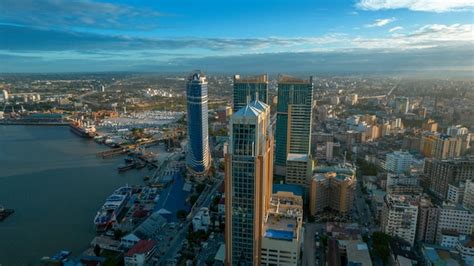 Premium Photo | The skyline of zanzibar city with the capital city of ...