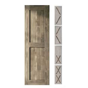 HOMACER 36 In X 80 In 5 In 1 Design Classic Gray Solid Natural Pine