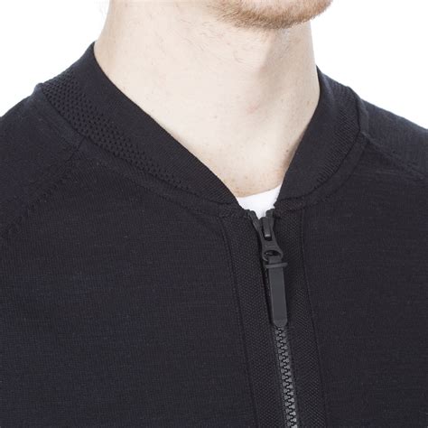 Nike Tech Knit Bomber Jacket Black Consortium