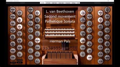 Ludwig van Beethoven Second movement Pathétique Sonata Hauptwerk