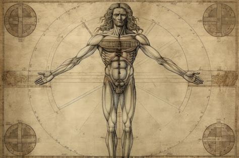 O Homem Vitruviano A Transformação Moderna Da Vinci39 O Homem