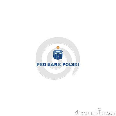 Pko Bank Polski Logo Vector On White Background Editorial Image