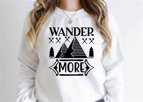 Wander More Svg Graphic By Suriayaaktere4 Creative Fabrica