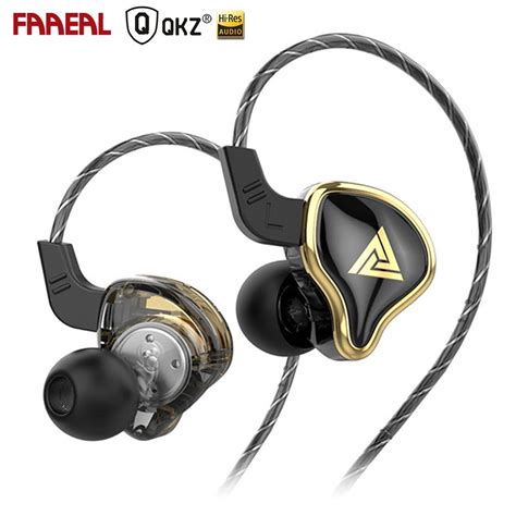 Faaeal Qkz Ak6 Ares Dynamic Earphones 1dd Hifi Music In Ear Wires