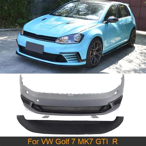 R Modify Luxury Pu Bumper Kit R Body Kit For Vw Golf Mk Gti R