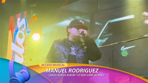 Manuel Rodríguez Lanza Nuevo álbum Lo Que Soñé De Niño” Telemundo 52