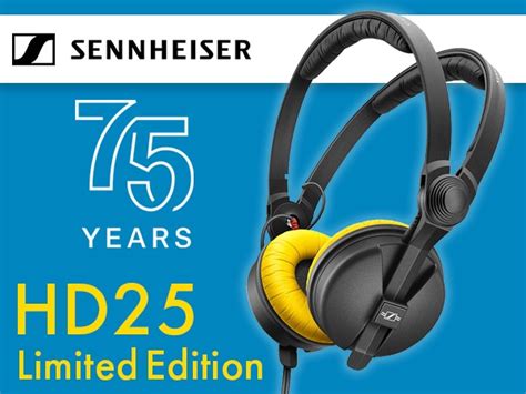 SENNHEISER HD 25 75th Anniversary Limited Edition Model Released Sound