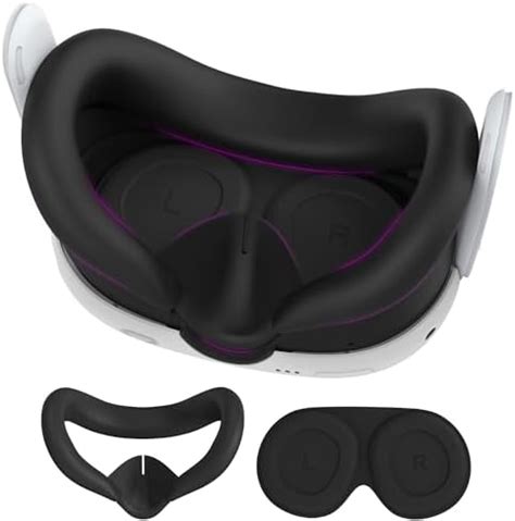 AMZDM Funda de cojín Facial para Oculus Quest 3 con Protectores de