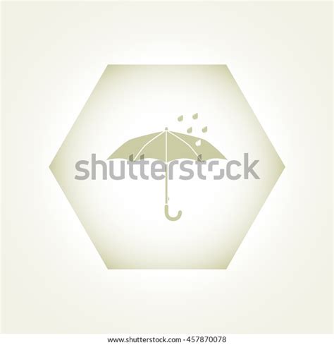 Umbrella Protect Rain Vector Stock Vector Royalty Free 457870078