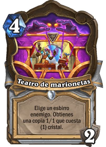 Teatro De Marionetas Biblioteca De Cartas De Hearthstone