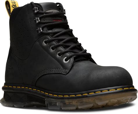 Dr Martens Mens Britton Eh Steel Toe Lace Up Work Boots Academy