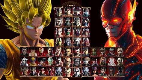 Mortal Kombat 9 GOKU SAIYAJIN THE FLASH MOD Expert Tag Ladder