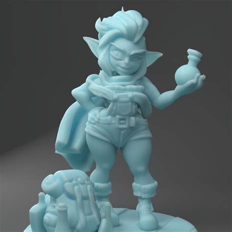 Dice Goblin Miniature Twin Goddess Miniatures Tabletop Rpg Etsy