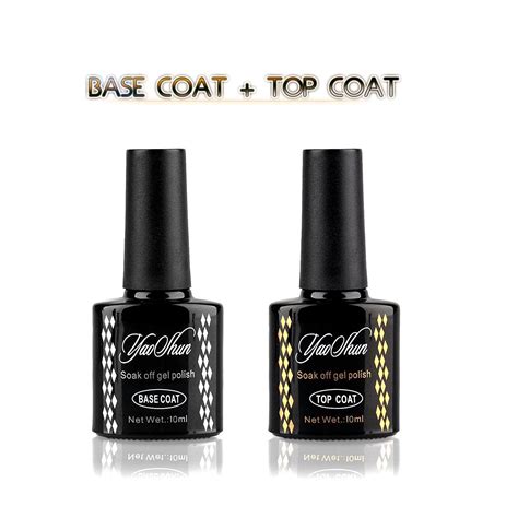 Yaoshun Gel Nail Polish Base Coat And Top Coat Set