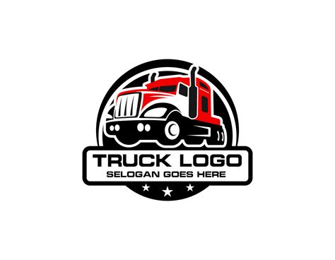 Cami N Camionaje Empresa Transporte Logo Ilustraci N Vector En