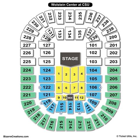 Wolstein Center Seating Chart Wwe | Cabinets Matttroy